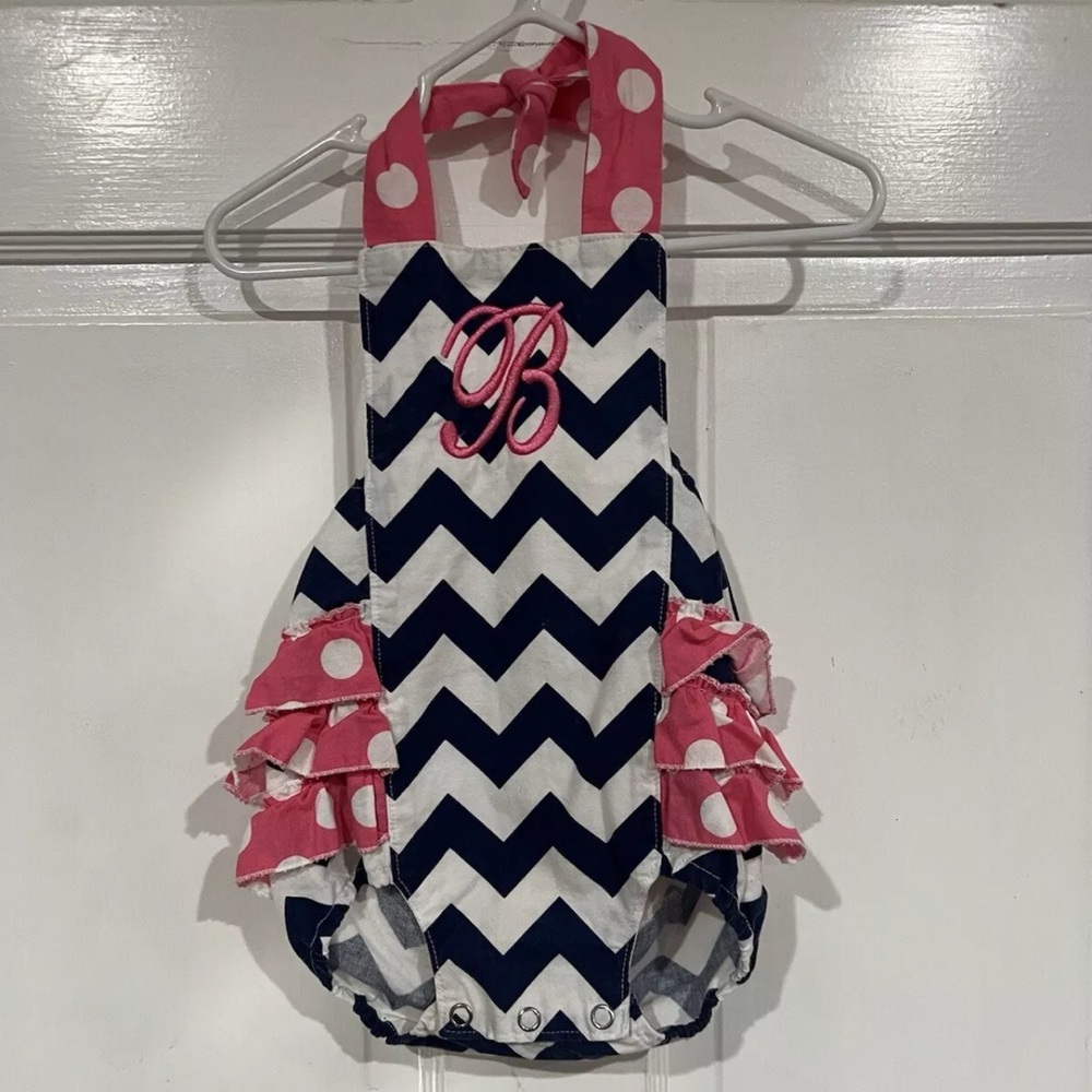 3-6 Monogrammed “B” Outfit‎